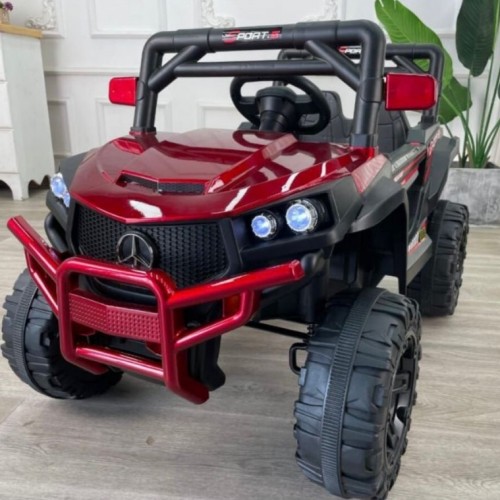 Kids Ride On Cars - 12v Battery Operated Electric Kids Car With Remote Control Music And Light 3 to 8 Years - Jeep Car For Kids MG6688P - Red 