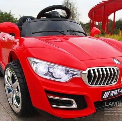 Electric Kids Toy Car - Kids Ride On Car 12v Battery Operated With Music And Light For Boys And Girls - Children Electric Car WMT918P - Red