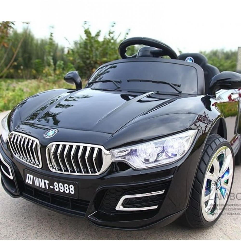 Electric Kids Toy Car - Kids Ride On Car 12v Battery Operated With Music And Light For Boys And Girls - Children Electric Car WMT918P - Black Electric Kids Toy Car - Kids Ride On Car 12v Battery Operated With Music And Light For Boys And Girls - Children Electric Car WMT918P - Black