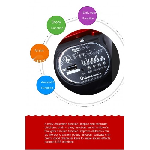 Electric Kids Car - Battery Operated Kids Ride On Car With Remote Control For Boys And Girls 3 to 8 Years - Jeep Off Roader Car 7399P - ( Red) Electric Kids Car - Battery Operated Kids Ride On Car With Remote Control For Boys And Girls 3 to 8 Years - Jeep Off Roader Car 7399P - ( Red)