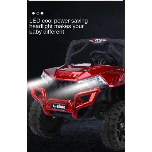 Electric Kids Car - Battery Operated Kids Ride On Car With Remote Control For Boys And Girls 2 to 6 Years - Jeep Off Roader Car A6800P - ( Blue) Electric Kids Car - Battery Operated Kids Ride On Car With Remote Control For Boys And Girls 2 to 6 Years - Jeep Off Roader Car A6800P - ( Blue)