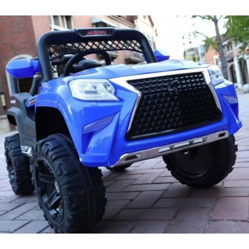 Jeep Off Roader Car For Kids - Battery Electric Kids Car With Remote Control For Boys And Girls 2 to 6 years - Kids Ride On Car A6200P - Blue