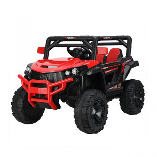 Kids Ride On Cars - 12v Battery Operated Electric Kids Car With Remote Control Music And Light 3 to 8 Years - Jeep Car For Kids MG6688P - Red 