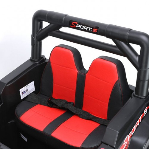 Kids Ride On Cars - 12v Battery Operated Electric Kids Car With Remote Control Music And Light 3 to 8 Years - Jeep Car For Kids MG6688P - Red Kids Ride On Cars - 12v Battery Operated Electric Kids Car With Remote Control Music And Light 3 to 8 Years - Jeep Car For Kids MG6688P - Red