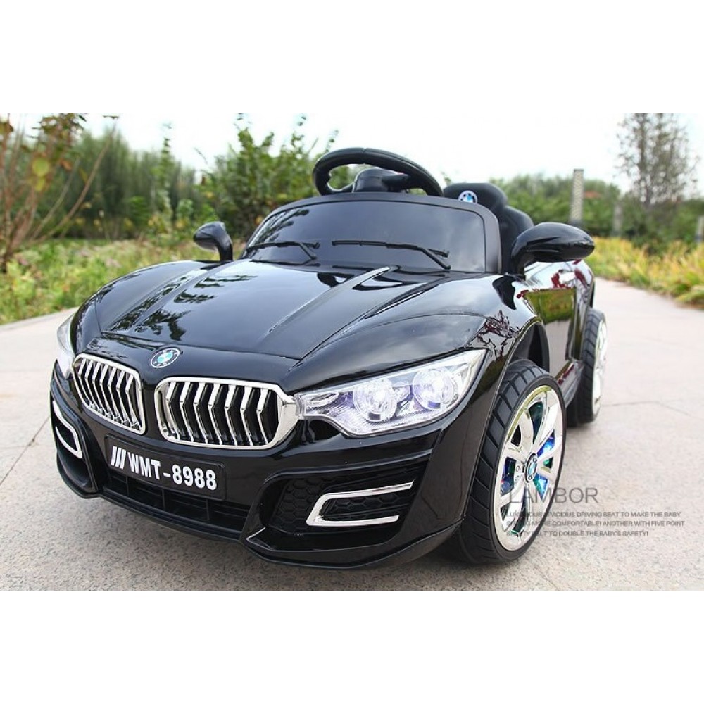 Electric Kids Toy Car - Kids Ride On Car 12v Battery Operated With Music And Light For Boys And Girls - Children Electric Car WMT918P - Black Electric Kids Toy Car - Kids Ride On Car 12v Battery Operated With Music And Light For Boys And Girls - Children Electric Car WMT918P - Black