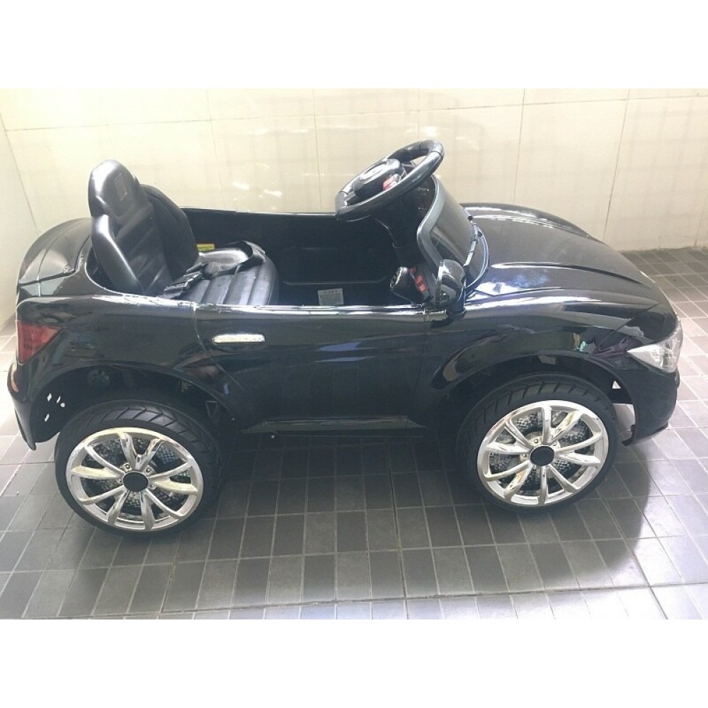 Electric Kids Toy Car - Kids Ride On Car 12v Battery Operated With Music And Light For Boys And Girls - Children Electric Car WMT918P - Black Electric Kids Toy Car - Kids Ride On Car 12v Battery Operated With Music And Light For Boys And Girls - Children Electric Car WMT918P - Black