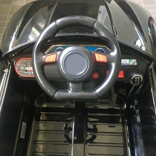Electric Kids Toy Car - Kids Ride On Car 12v Battery Operated With Music And Light For Boys And Girls - Children Electric Car WMT918P - Black Electric Kids Toy Car - Kids Ride On Car 12v Battery Operated With Music And Light For Boys And Girls - Children Electric Car WMT918P - Black