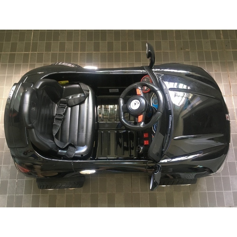 Electric Kids Toy Car - Kids Ride On Car 12v Battery Operated With Music And Light For Boys And Girls - Children Electric Car WMT918P - Black Electric Kids Toy Car - Kids Ride On Car 12v Battery Operated With Music And Light For Boys And Girls - Children Electric Car WMT918P - Black