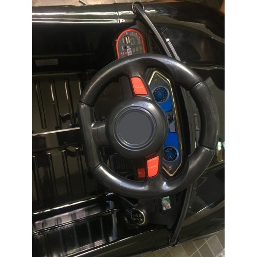 Electric Kids Toy Car - Kids Ride On Car 12v Battery Operated With Music And Light For Boys And Girls - Children Electric Car WMT918P - Black Electric Kids Toy Car - Kids Ride On Car 12v Battery Operated With Music And Light For Boys And Girls - Children Electric Car WMT918P - Black