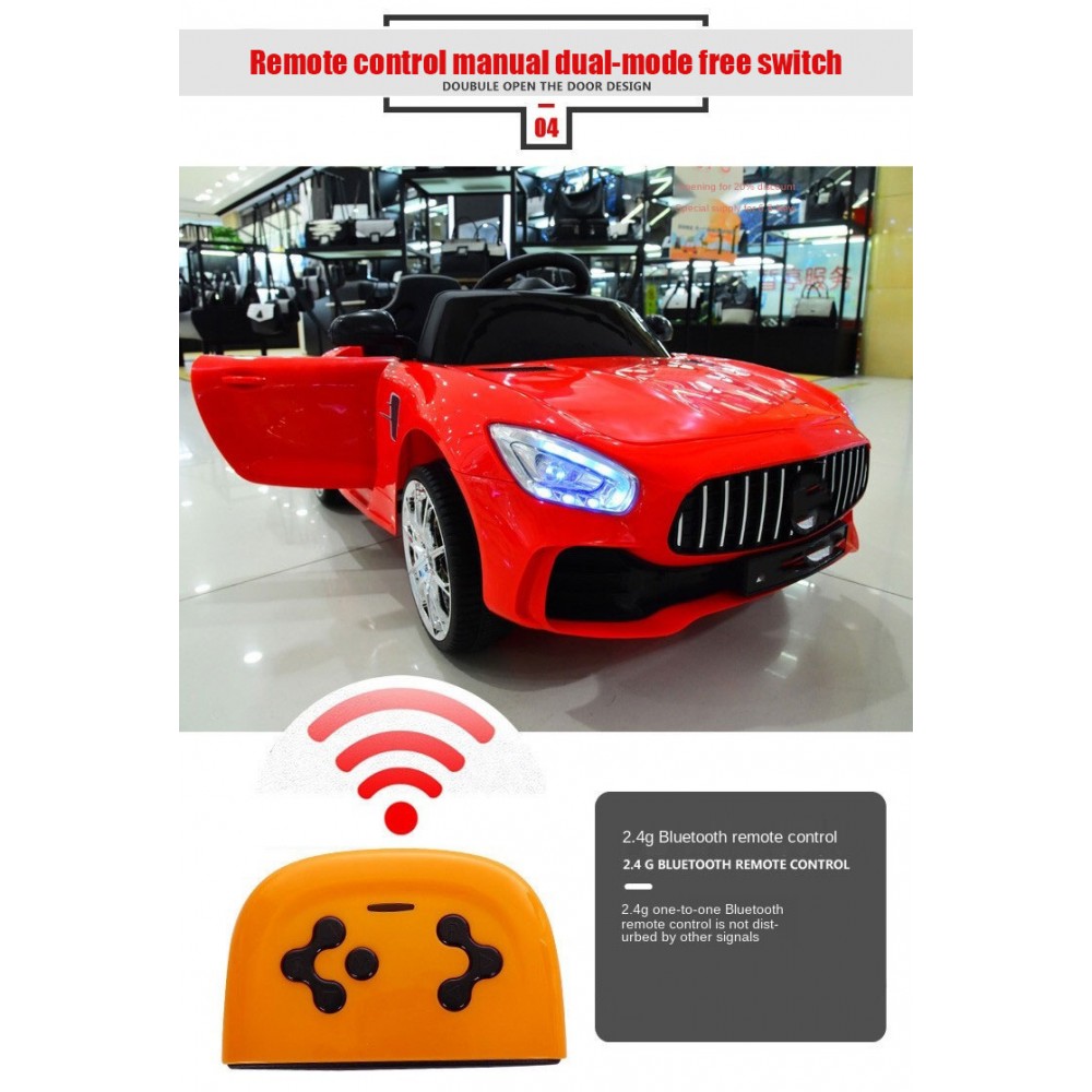 1 Seater Kids Ride On Car - Children Electric Toy Car 12v Battery With Music And Light For Boy And Girls - Electric Toy Kids Car 699P - Red 1 Seater Kids Ride On Car - Children Electric Toy Car 12v Battery With Music And Light For Boy And Girls - Electric Toy Kids Car 699P - Red