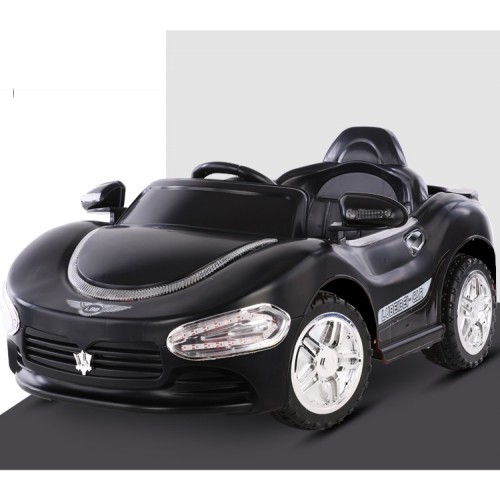 Electric Kids Toy Car - Kids Ride On Car 12v Battery Operated With Music And Light For Boys And Girls - Children Electric Car 888P - Black Electric Kids Toy Car - Kids Ride On Car 12v Battery Operated With Music And Light For Boys And Girls - Children Electric Car 888P - Black