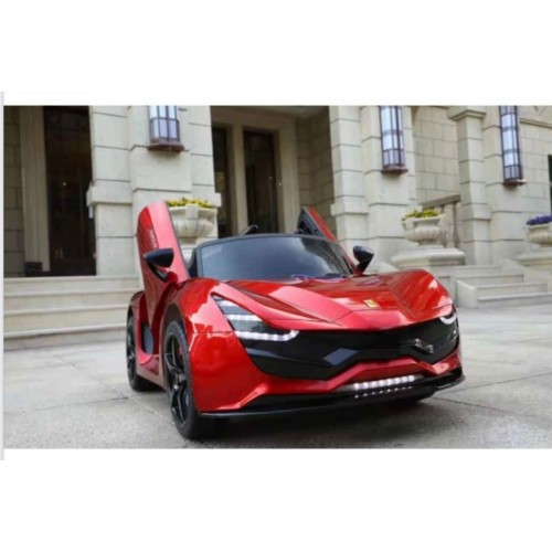 1 Seater Kids Ride On Car - Children Electric Toy Car 12v Battery With Music And Light For Boy And Girls - Electric Toy Kids Car ZBB7587 - Red 