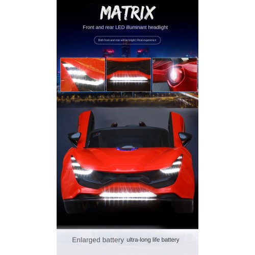 1 Seater Kids Ride On Car - Children Electric Toy Car 12v Battery With Music And Light For Boy And Girls - Electric Toy Kids Car ZBB7587 - Red 1 Seater Kids Ride On Car - Children Electric Toy Car 12v Battery With Music And Light For Boy And Girls - Electric Toy Kids Car ZBB7587 - Red