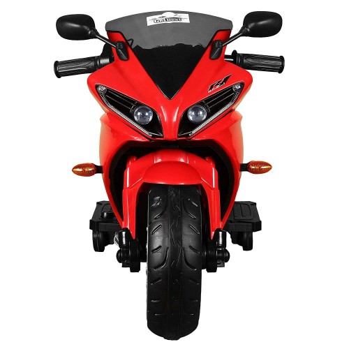 Ride On Bike - Sports R1 Battery Operated Motorbikes 12v For 2 to 8 Years Kids With Brake And Lights - Electric Kids Bike R1( Red )