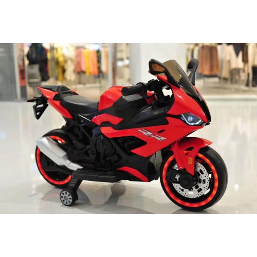 Ride On Bike - Battery Operated Motorbikes 6v For 2 to 6 Years Kids With Brake And Lights - Electric Kids Bike FT879884R( Red )