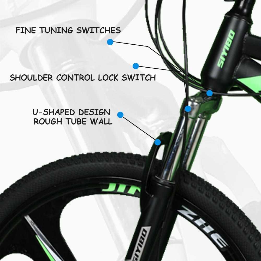 Siyibo GT-524 Macwheel MTB Cycle 26T Shimano Gears 21 Speed Dual Disc Brakes For Adults (Green) Siyibo GT-524 Macwheel MTB Cycle 26T Shimano Gears 21 Speed Dual Disc Brakes For Adults (Green)