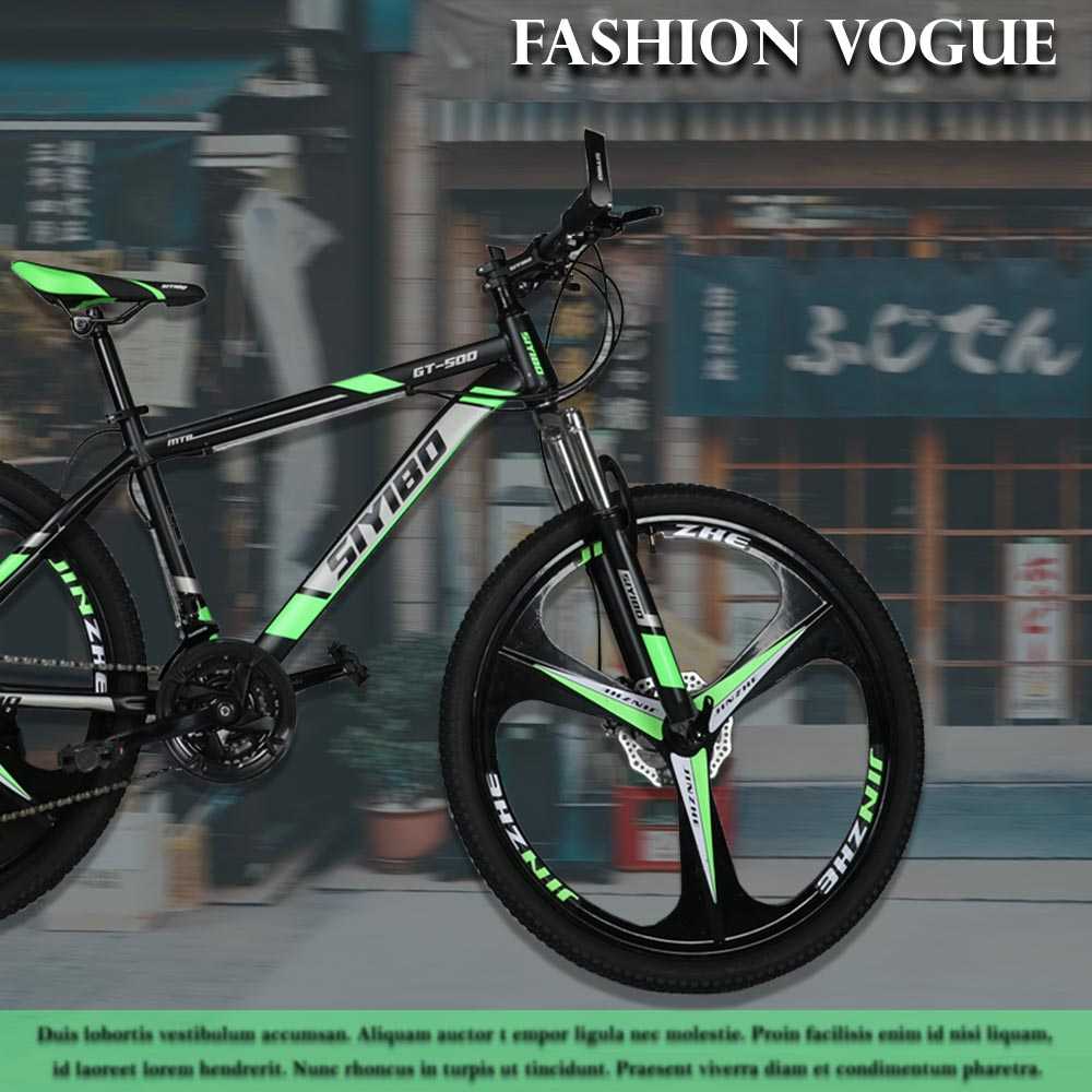Siyibo GT-524 Macwheel MTB Cycle 26T Shimano Gears 21 Speed Dual Disc Brakes For Adults (Green) Siyibo GT-524 Macwheel MTB Cycle 26T Shimano Gears 21 Speed Dual Disc Brakes For Adults (Green)