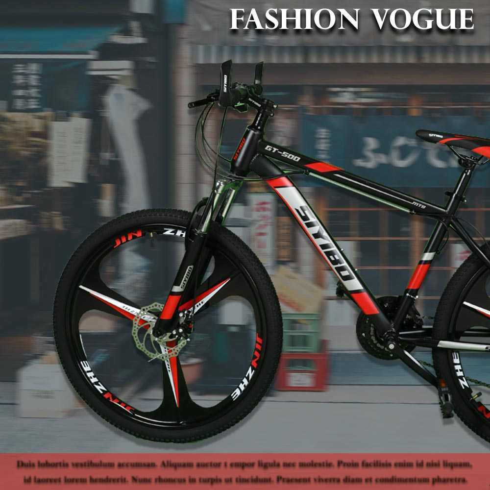 Siyibo GT-524 Macwheel MTB Cycle 26T Shimano Gears 21 Speed Dual Disc Brakes For Adults (Red) Siyibo GT-524 Macwheel MTB Cycle 26T Shimano Gears 21 Speed Dual Disc Brakes For Adults (Red)