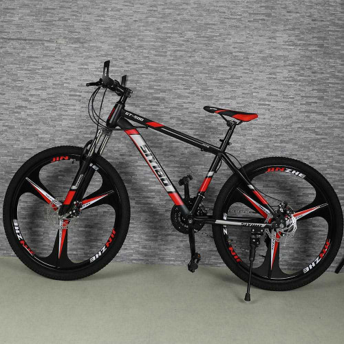 Siyibo GT-524 Macwheel MTB Cycle 26T Shimano Gears 21 Speed Dual Disc Brakes For Adults (Red)