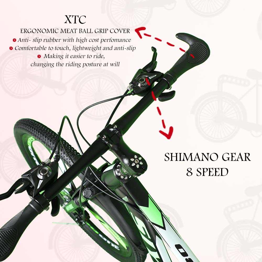 Siyibo MXB003 Mountain Cycle 26T Shimano Gears 21 Speed Dual Disc Brakes For Adults (Green) Siyibo MXB003 Mountain Cycle 26T Shimano Gears 21 Speed Dual Disc Brakes For Adults (Green)