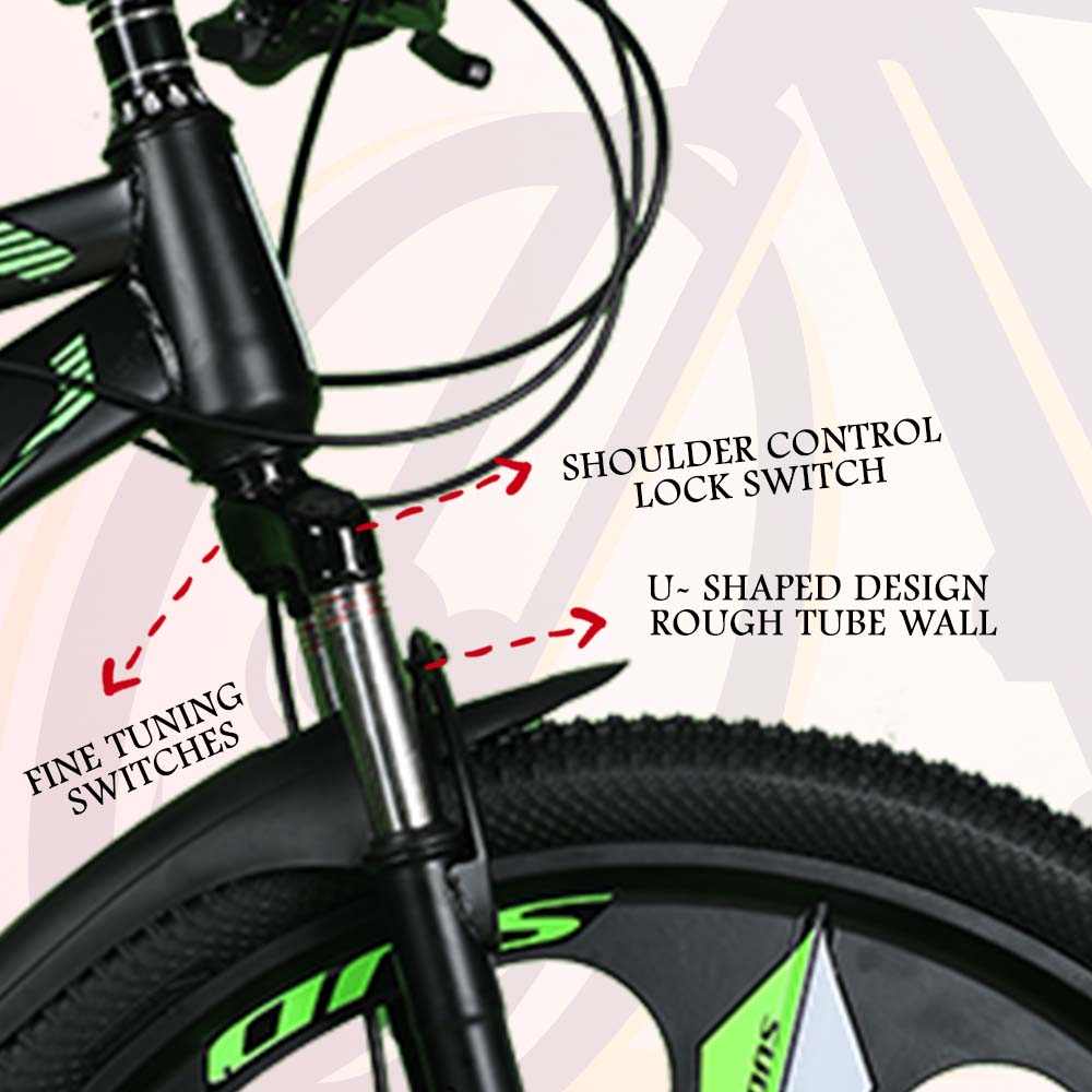 Siyibo MXB003 Mountain Cycle 26T Shimano Gears 21 Speed Dual Disc Brakes For Adults (Green) Siyibo MXB003 Mountain Cycle 26T Shimano Gears 21 Speed Dual Disc Brakes For Adults (Green)