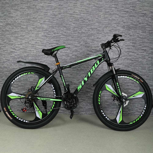 Siyibo MXB003 Mountain Cycle 26T Shimano Gears 21 Speed Dual Disc Brakes For Adults (Green) Siyibo MXB003 Mountain Cycle 26T Shimano Gears 21 Speed Dual Disc Brakes For Adults (Green)