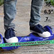 6.5″ Inch Smart Intelligent Hoverboard, Self Balancing Electric Scooter With Led And Bluetooth 6.5″ Inch Smart Intelligent Hoverboard, Self Balancing Electric Scooter With Led And Bluetooth