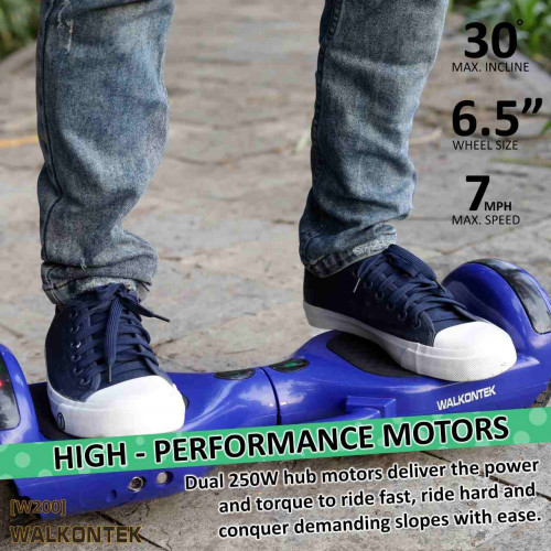 6.5″ Inch Smart Intelligent Hoverboard, Self Balancing Electric Scooter With Led And Bluetooth