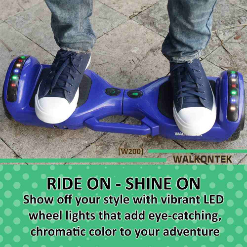 6.5″ Inch Smart Intelligent Hoverboard, Self Balancing Electric Scooter With Led And Bluetooth