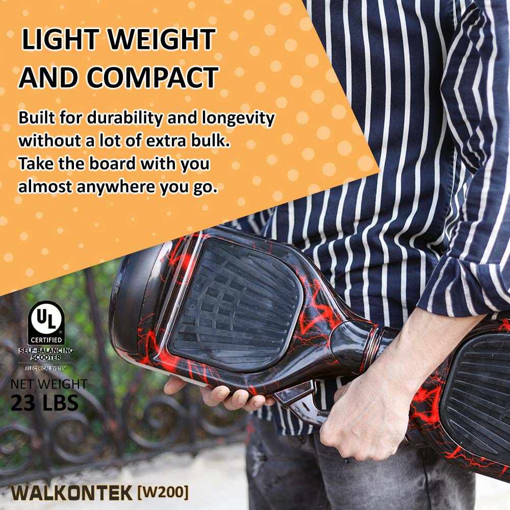 Hoverboard With 6.5 Wheel, Bluetooth, Led On Wheel For Kids & Adults - Redfire Hoverboard With 6.5 Wheel, Bluetooth, Led On Wheel For Kids & Adults - Redfire