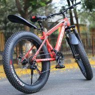 COOLKI SS026 Fat Tyre Cycle For Kids and Adults 26T Shimano Multi Speed Gears In Steel Body (Red) COOLKI SS026 Fat Tyre Cycle For Kids and Adults 26T Shimano Multi Speed Gears In Steel Body (Red)
