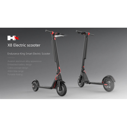 X8 adult folding electric scooter With aluminum alloy Body And battery 36V10AH lithium