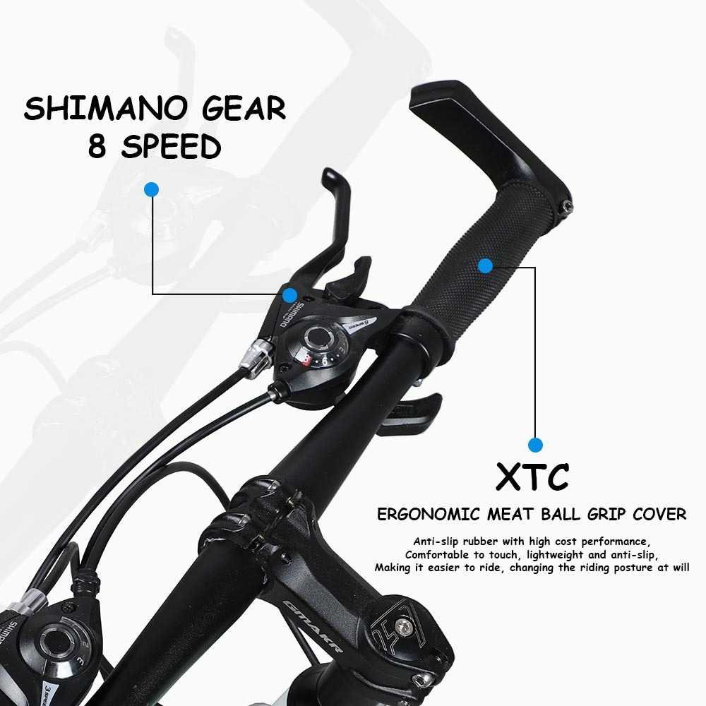Mountain Cycle MXB004 26T Shimano Gears 21 Speed Dual Disc Brakes For Adults 