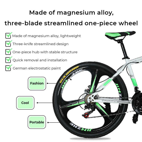 Mountain Cycle MXB004 Shimano Gears 21 Speed Dual Disc Brakes For Adults 