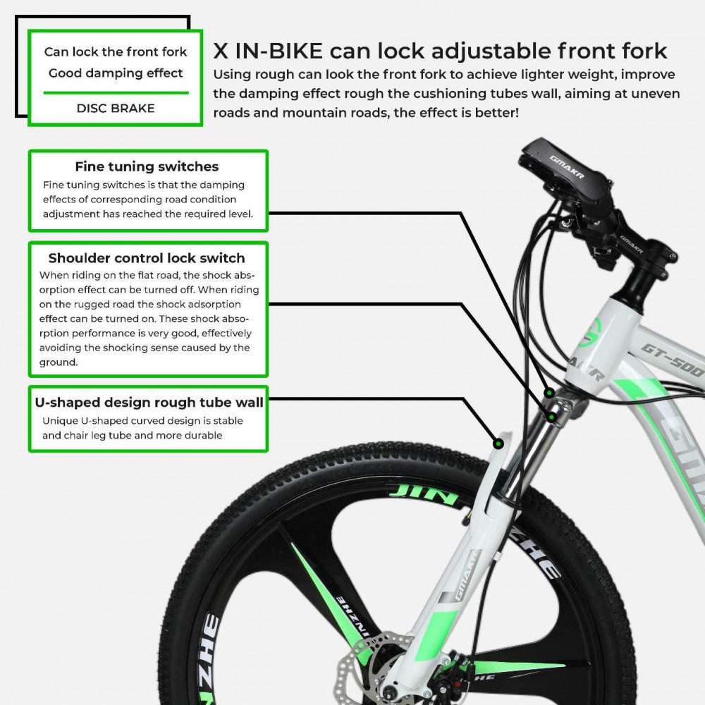 Mountain Cycle MXB004 Shimano Gears 21 Speed Dual Disc Brakes For Adults Mountain Cycle MXB004 Shimano Gears 21 Speed Dual Disc Brakes For Adults
