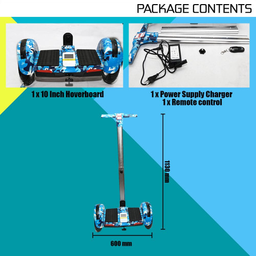 10.5 inch Miniseg With Handle hoverboard Self Balancing scooter With Bluetooth Speakers 